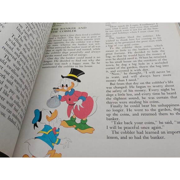 Disney's Fables and Fairy Tales 1973 - Hardcover, Danbury Press Edition 1st - Picture 11 of 14
